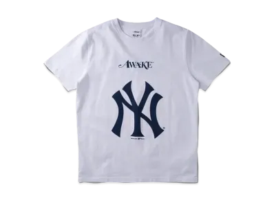 New Era × Awake × MLB Dueling Logo Subway Series Short Sleeve T-Shirt "White"