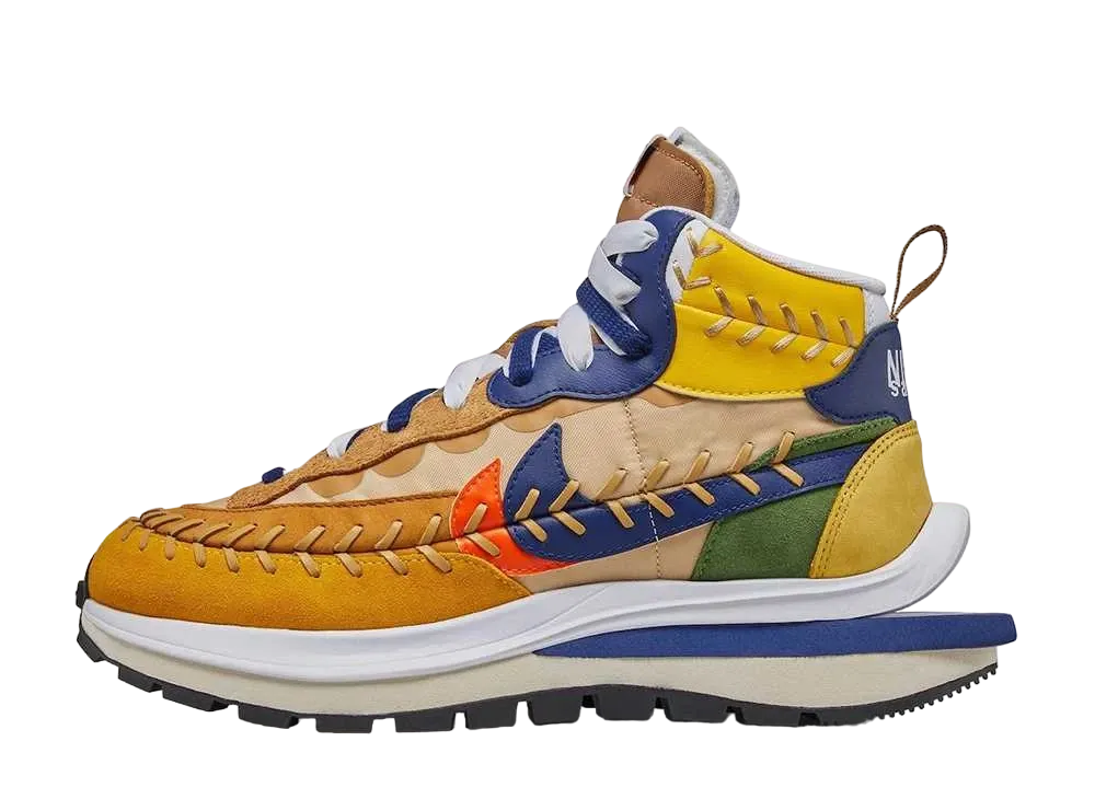 Jean-Paul Gaultier × sacai × Nike VaporWaffle "Sesame/Multi Color"
