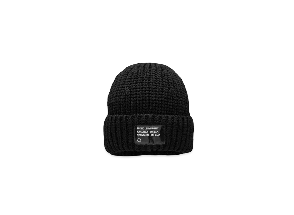 MONCLER fragment Knit Cap "Black"
