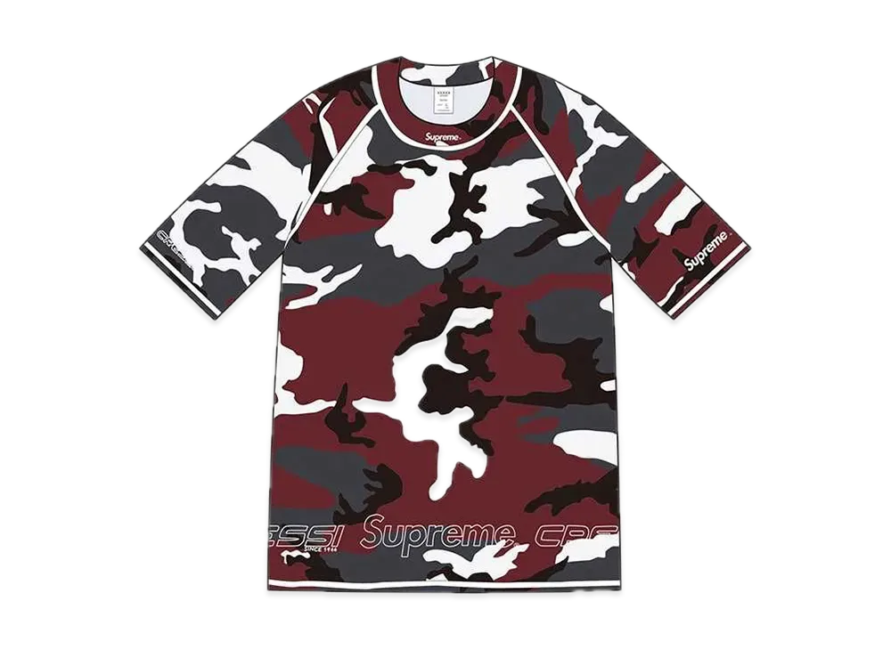 Supreme / Cressi® Rash Guard "Red Camo"