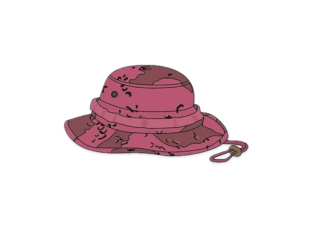 Supreme Overdyed Camo Boonie "Pink"