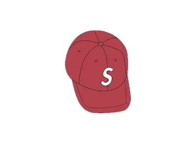 Supreme Terry S Logo 6-Panel "Red"