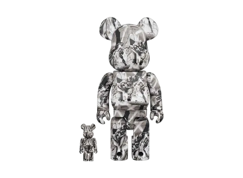 Bearbrick BATMAN HUSH (Pencil Art Ver.) 100% & 400%