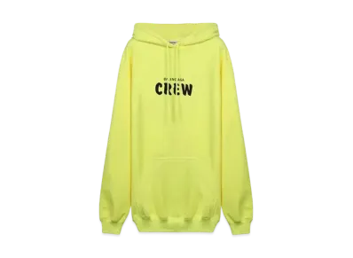BALENCIAGA Crew Oversize Hoodie "Yellow"