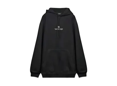 BALENCIAGA Embroidered Logo Hoodie "Black"