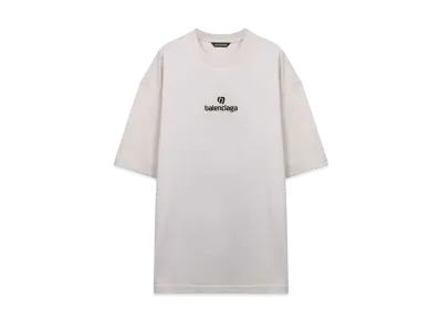 BALENCIAGA Sponsor Logo T-shirt "Ivory"