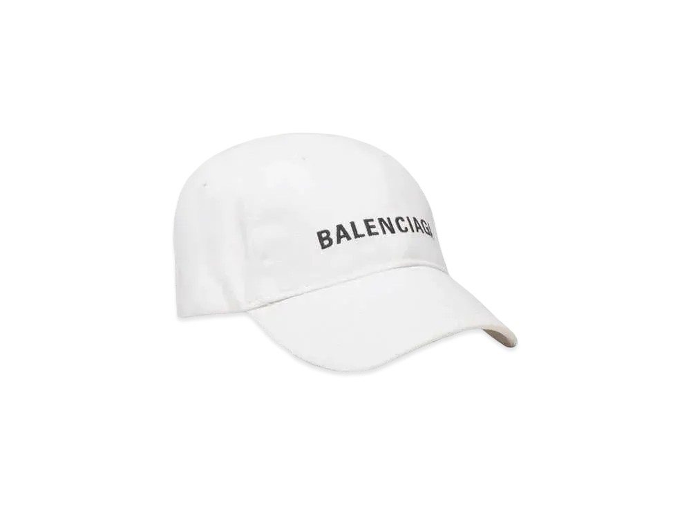 BALENCIAGA Logo Cap "White"
