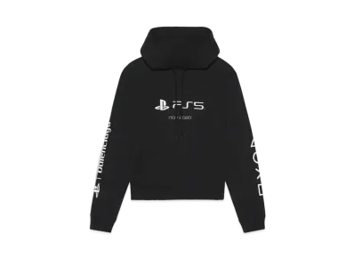 BALENCIAGA x PlayStation Fitted Hoodie "Black"