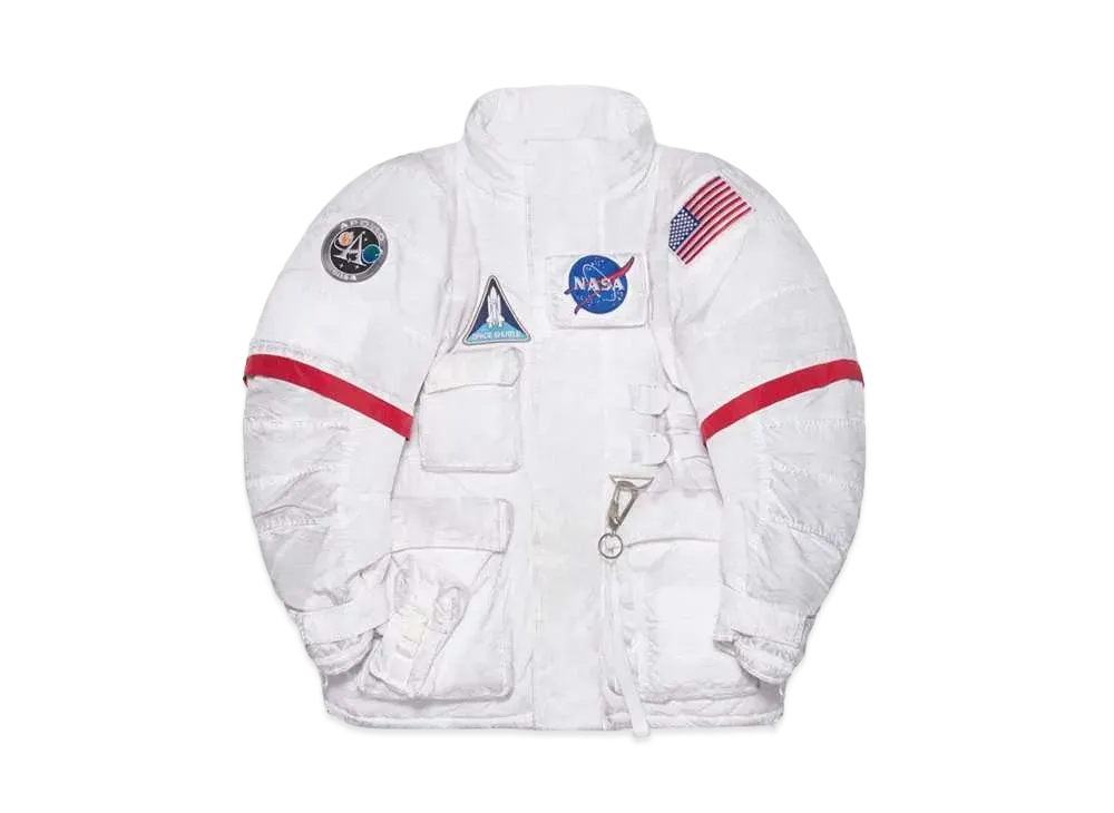 BALENCIAGA Space Technical Ripstop Parka "White"