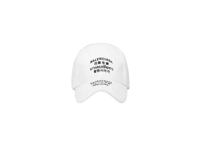BALENCIAGA Languages Cap "White"