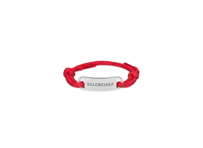 BALENCIAGA Plate Bracelet "Red"