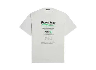 BALENCIAGA Dry Cleaning Boxy T-shrit "White"