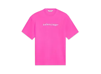 BALENCIAGA New Copyright Medium Fit T-shrit "Pink"