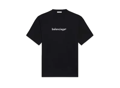BALENCIAGA New Copyright Large Fit T-shrit "Black"