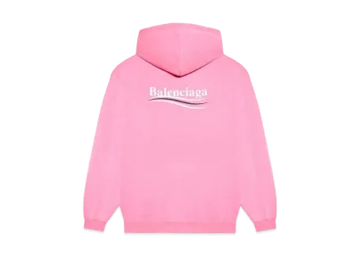BALENCIAGA Political Campaign Medium Fit Hoodie "Pink"