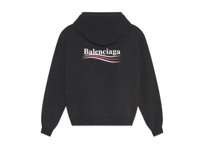 BALENCIAGA Political Campaign Hoodie "Black"