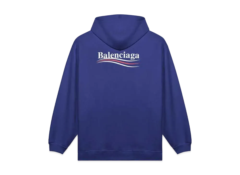 BALENCIAGA Political Campaign Hoodie "Blue"