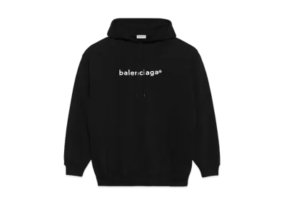 BALENCIAGA New Copyright Medium Fit Hoodie "Black"