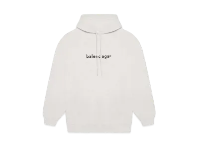 BALENCIAGA New Copyright Medium Fit Hoodie "Grey"