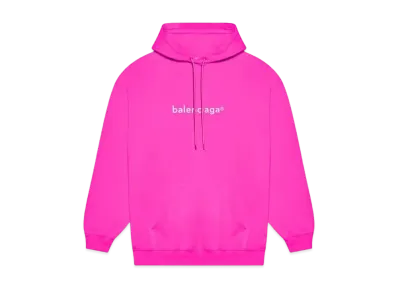BALENCIAGA New Copyright Medium Fit Hoodie "Pink"