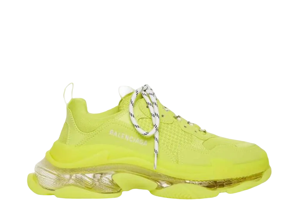 BALENCIAGA TRIPLE S CLEAR SOLE "YELLOW"