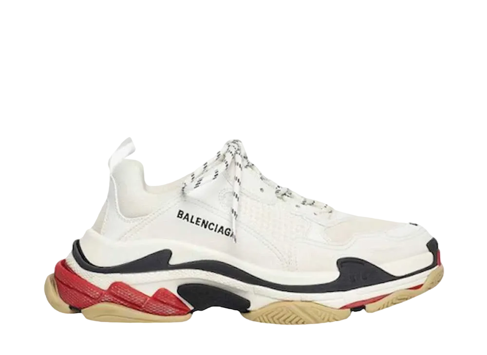 BALENCIAGA TRIPLE S "RED/WHITE"