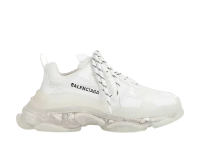 BALENCIAGA TRIPLE S CLEAR SOLE "WHITE"