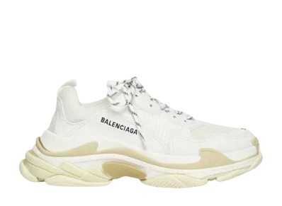 BALENCIAGA Women's TRIPLE S "WHITE"