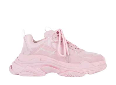 BALENCIAGA TRIPLE S ALLOVER LOGO "PINK"