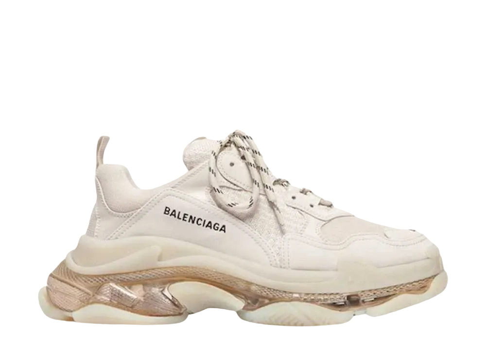 BALENCIAGA TRIPLE S CLEAR SOLE "OFF WHITE"