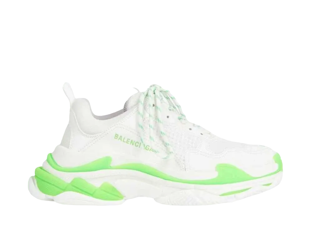 BALENCIAGA TRIPLE S "GREEN/WHITE"