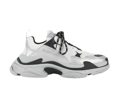 BALENCIAGA TRIPLE S "GREY/SILVER"