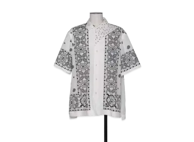 sacai Archive Print Mix Shirt "White"
