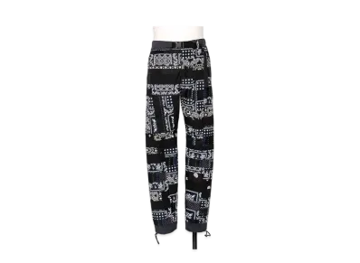 sacai Hank Willis Thomas / Archive Print Mix Pants "Black Multi"