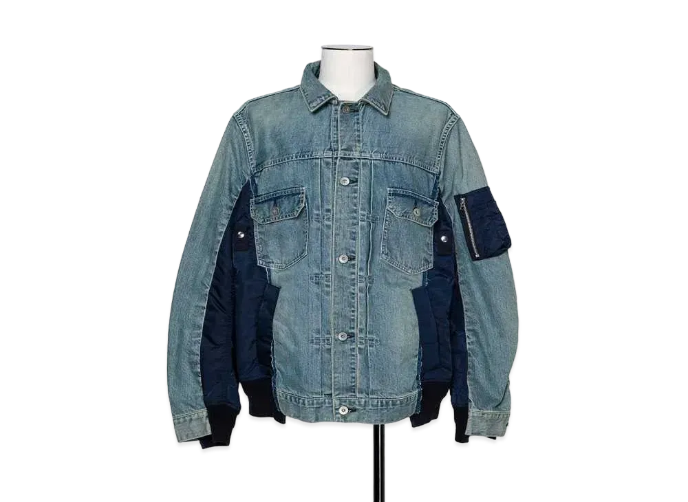 sacai Denim x MA-1 Jacket "Denim"