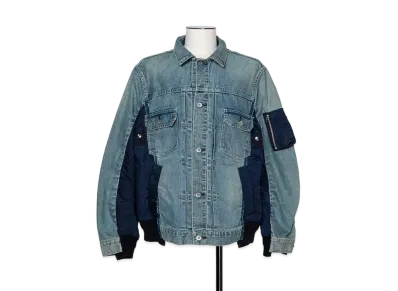 sacai Denim x MA-1 Jacket "Denim"