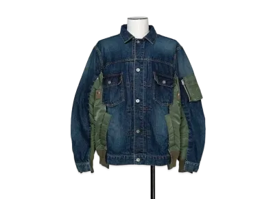 sacai Denim x MA-1 Jacket "Blue"