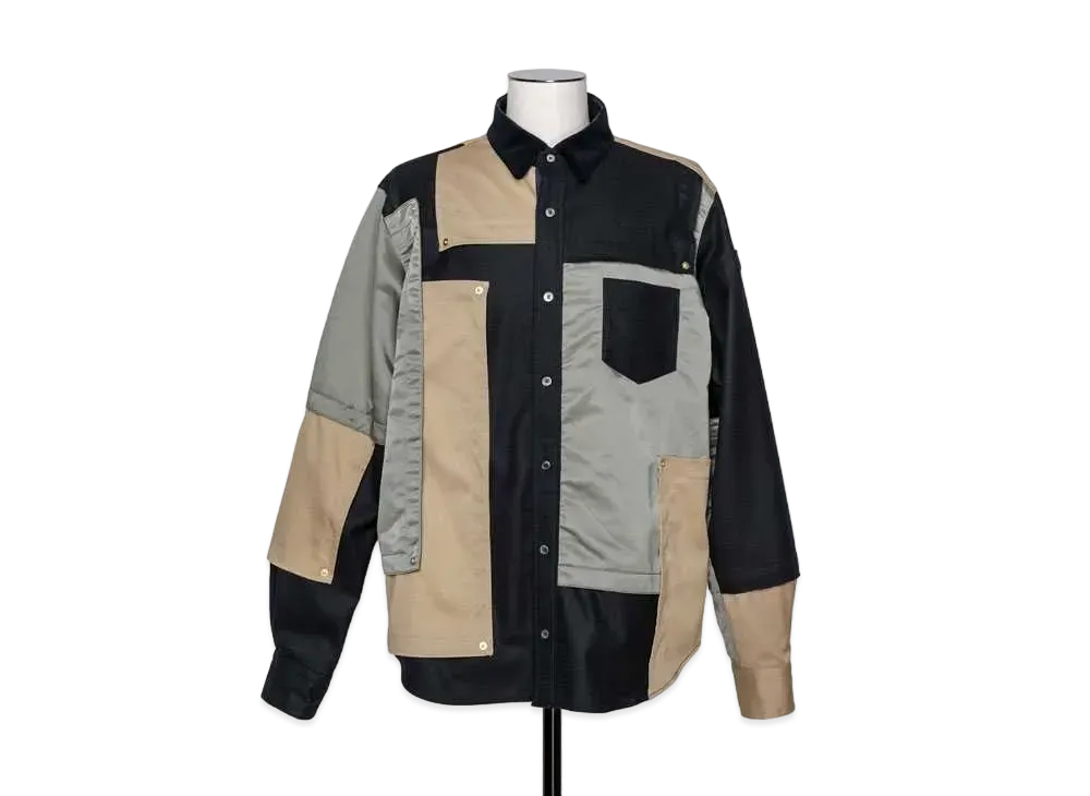 sacai Fabric Combo Shirt "Multi"