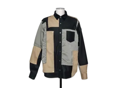 sacai Fabric Combo Shirt "Multi"