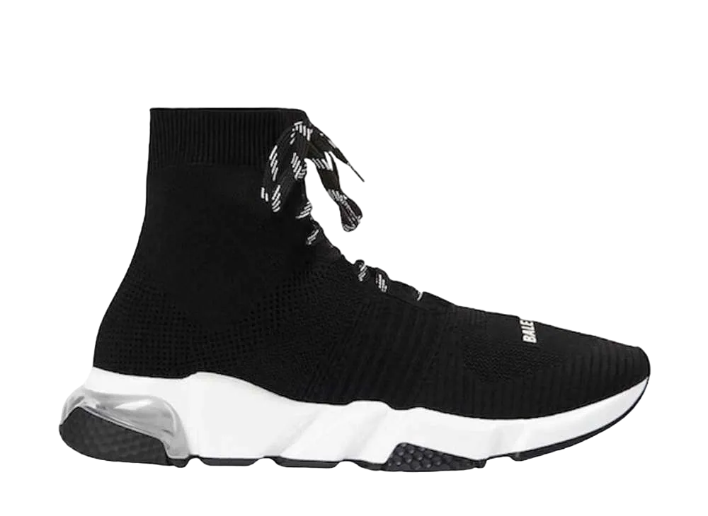 バレンシアガ スピード レースアップ クリアソール "ブラック"