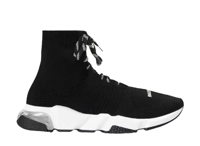 BALENCIAGA SPEED LACE-UP CLEAR SOLE "BLACK"
