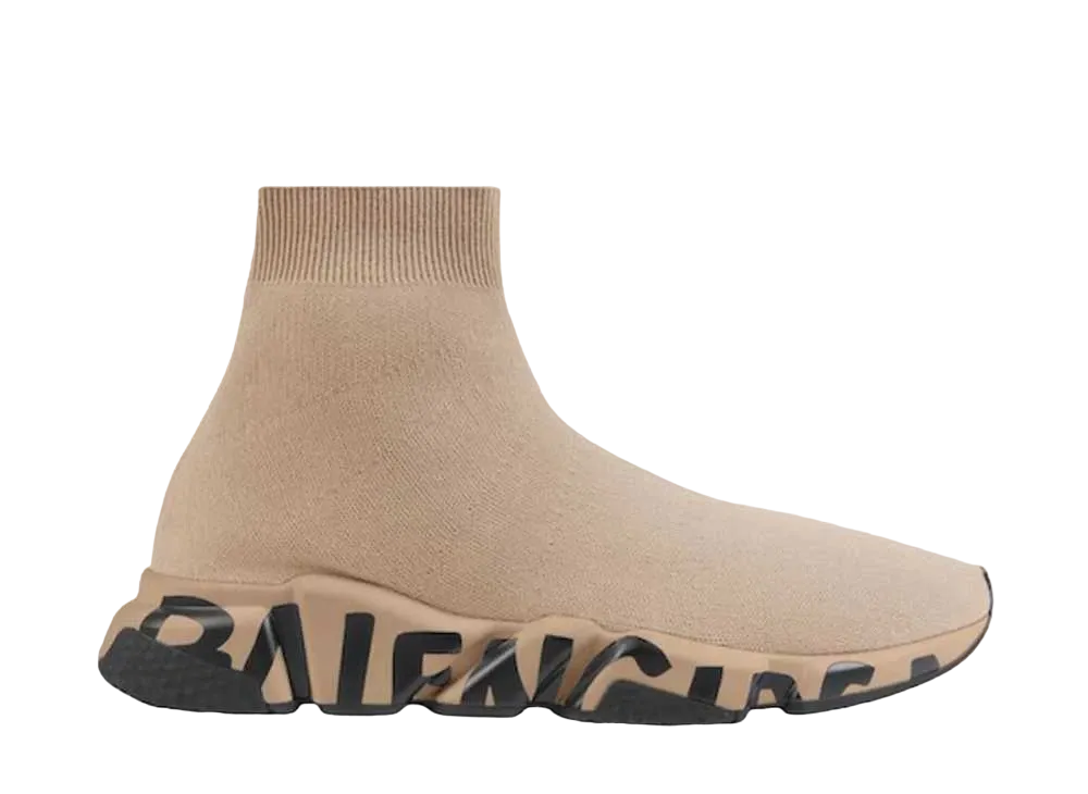 バレンシアガ スピード グラフィティ "ベージュ"