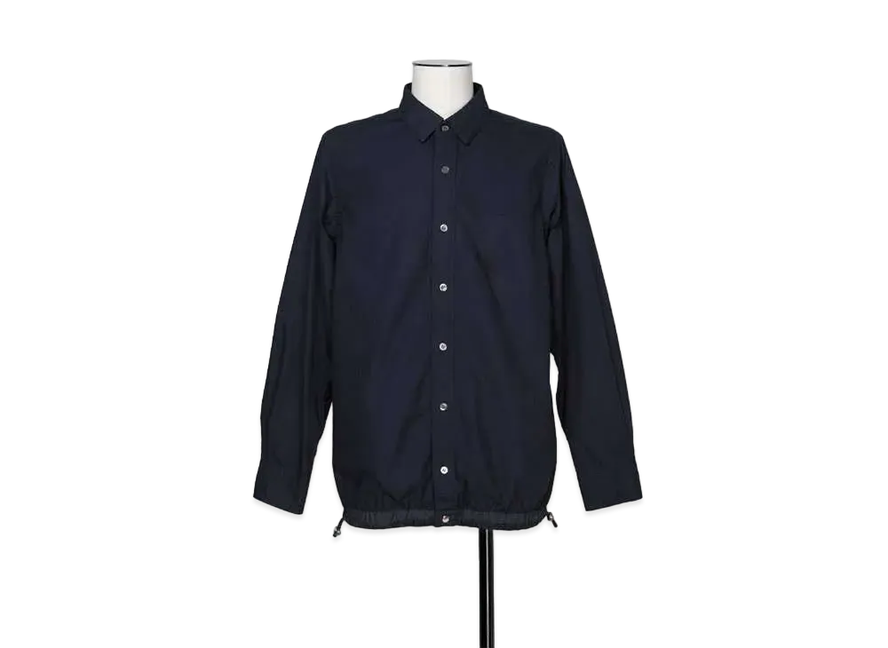 sacai Cotton Poplin Shirt "Navy"