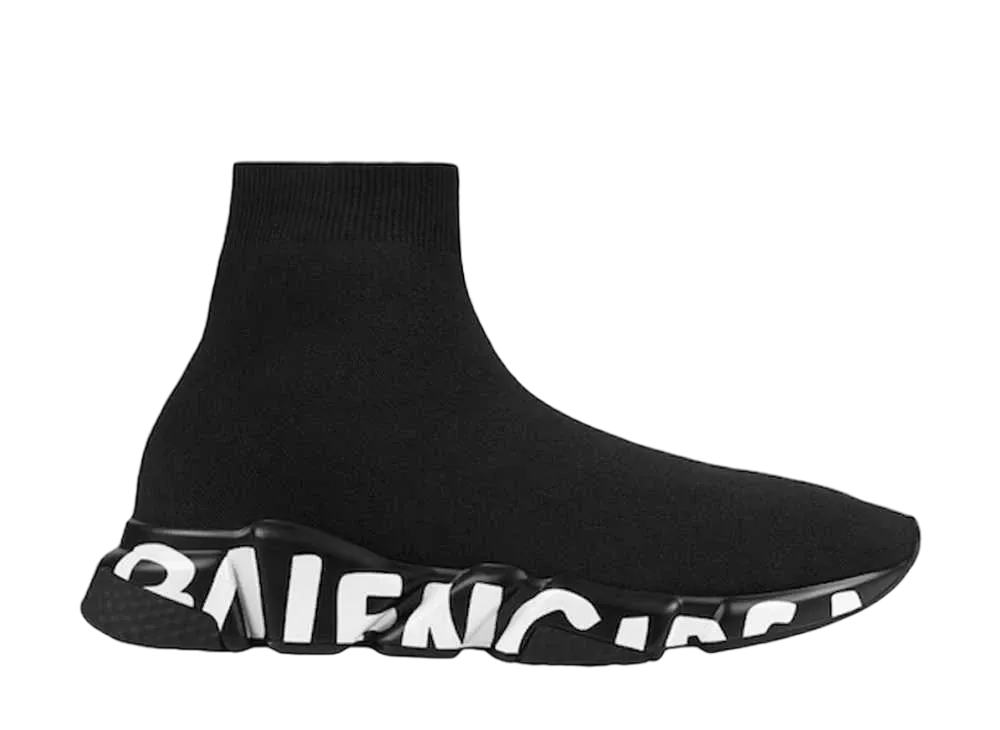 バレンシアガ スピード グラフィティ "ブラック/ブラック"