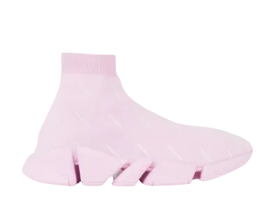 BALENCIAGA Women's SPEED 2.0 ALLOVER LOGO "PINK"