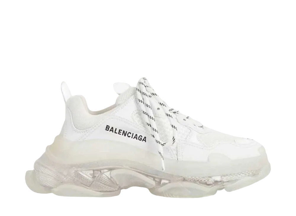 バレンシアガ ウィメンズ トリプルS スニーカーズ クリアソール "ホワイト"