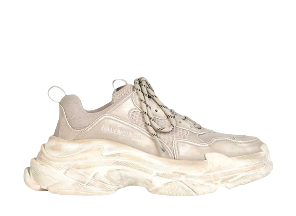 バレンシアガ ウィメンズ トリプルS フェード "ベージュ"