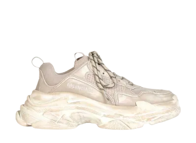 BALENCIAGA Women's TRIPLE S FADE "BEIGE"