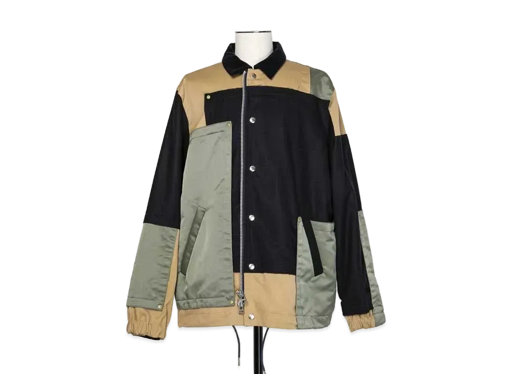 sacai Fabric Combo Blouson "Multi"