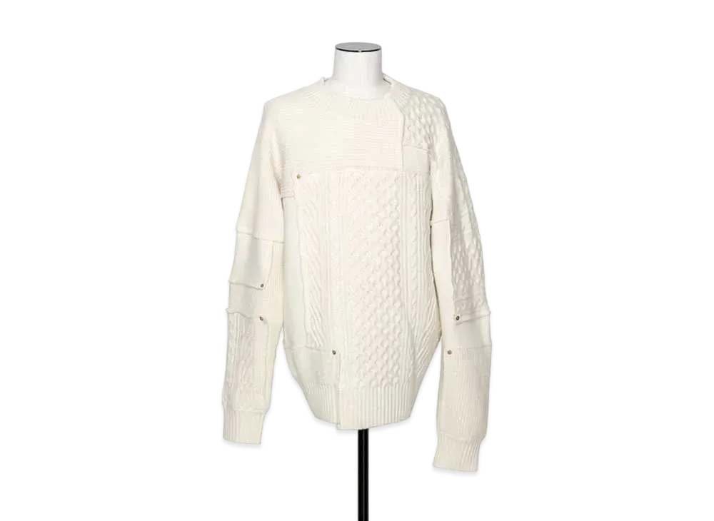 sacai Wool Knit Pullover #1 "Off White"